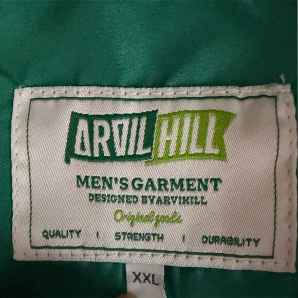 Arvil Hill Green St. Patrick's Day Shamrock Short Sleeve Button Down Shirt XXL - Picture 11 of 13